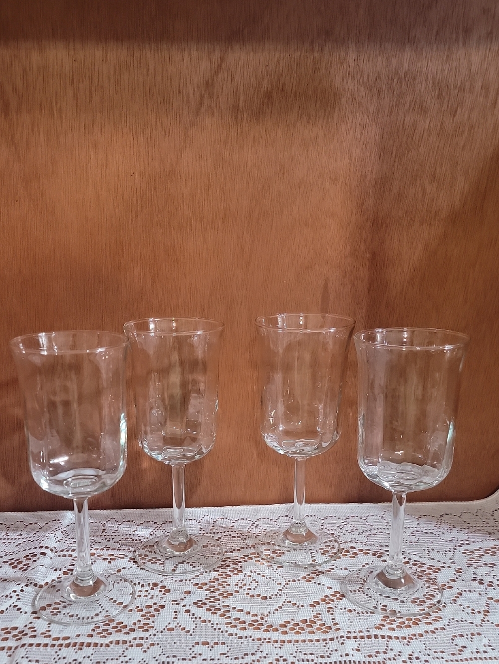 Vintage Anchor Hocking "Moments" Goblets Set Of 4